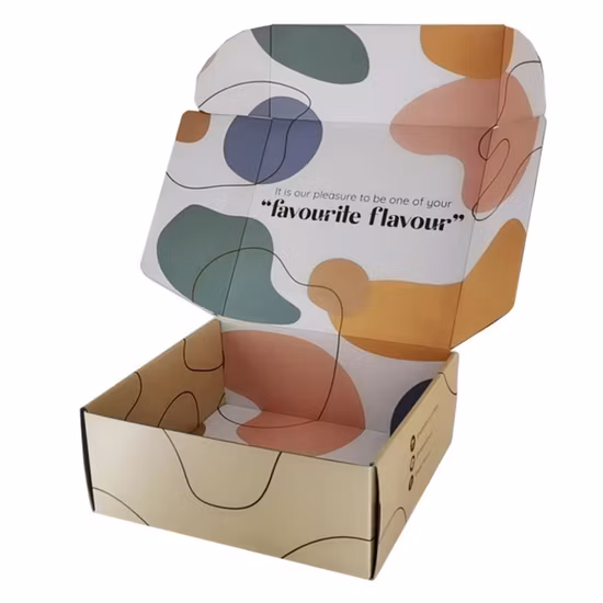 Stampa di logo su misura personalizzata Scatole di spedizione rigide Imballaggio di rossetto per sapone Scatola di spedizione vuota Scatola di cartone ondulato