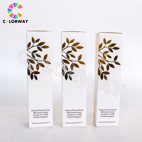 Ologramma Argento Oro Stampa a caldo Goffratura Spot UV Stampato Orologio Gioielli Alimenti Farmaceutici Droghe Profumi Cosmetici Carta Confezione regalo Confezione con maniglia